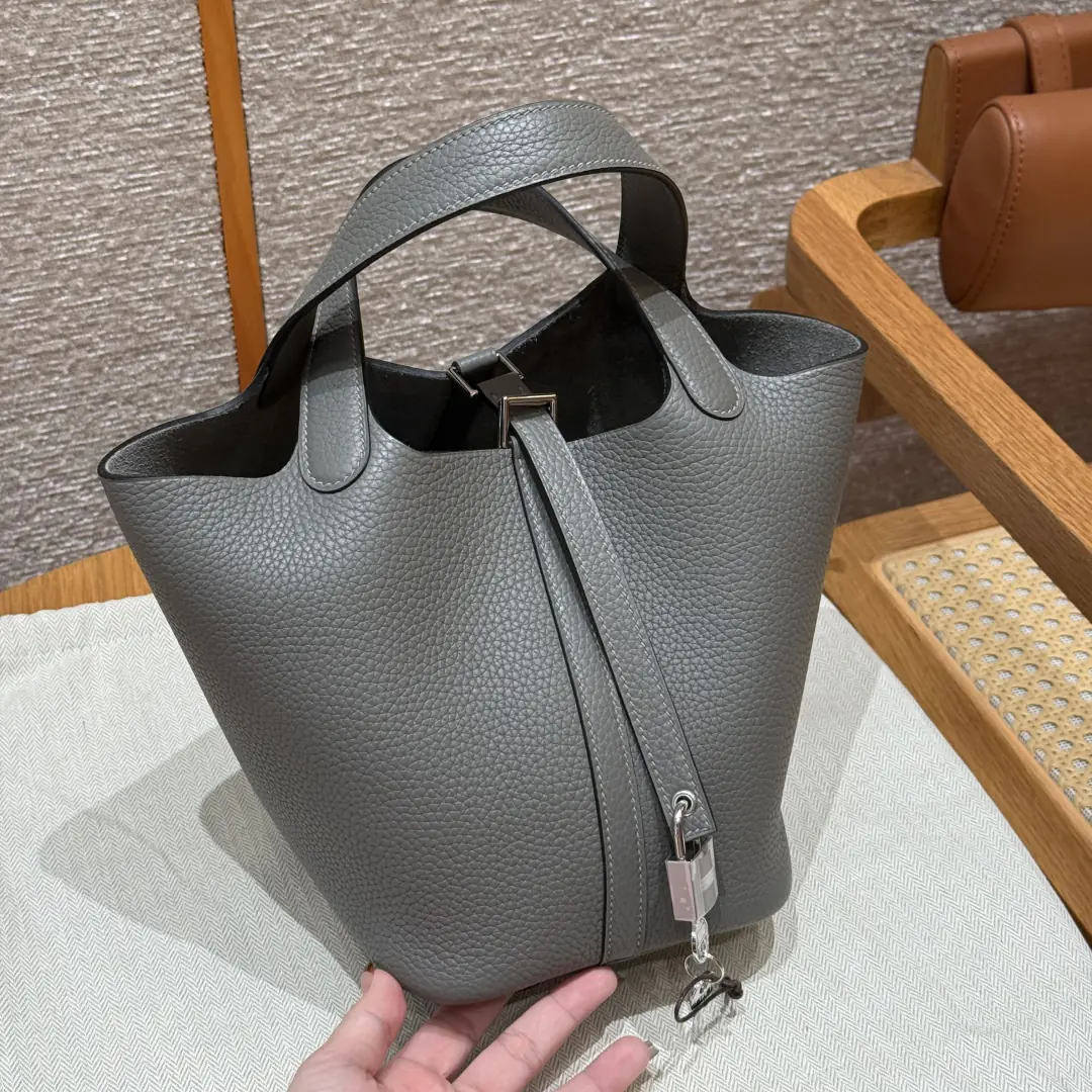 Hermes Picotin Lock - 0L/Gris Meyer