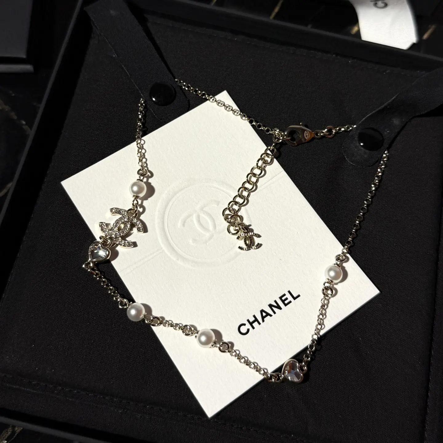 Chanel Choker Pearl Necklace