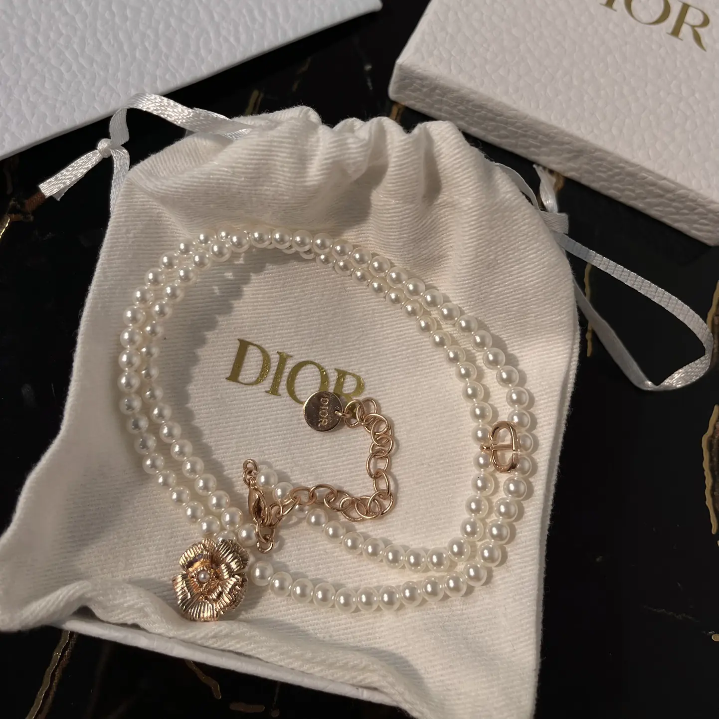 Dior Pearl Necklace
